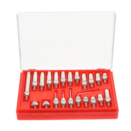 5Sets Silver Dial Test Indicator Points Durable Metal Gauge Tool Kit