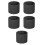 5Pcs Black Graphite Melting Crucibles Refining Pot 9
