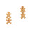 4Pcs Gingerbread Shaped Bamboo Tray Festive Snack and Cheese Board 10