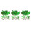 93Pcs Lightweight Plastic Palm Tree Models Green Tropical Miniatures 6