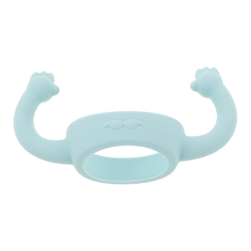 4Pcs Wide-Compatibility Silicone Baby Bottle Grip Handles Sky-Blue 2