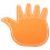 5Pcs Comfortable Eva Orange Cheerleading Gloves for Game Celebration 1