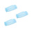3Pcs Pet Protective Mesh Ear Covers Sky-Blue Breathable Headwear Cap 5