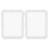 6Pcs White Magnetic Locker Mirror Makeup Mirror for Bedroom 3