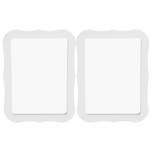 6Pcs White Magnetic Locker Mirror Makeup Mirror for Bedroom 2