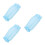 3Pcs Pet Protective Mesh Ear Covers Sky-Blue Breathable Headwear Cap 6