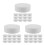 108Pcs White Polystyrene Foam Cylinders for DIY Crafts and Cake Models 10