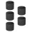 5Pcs Black Graphite Melting Crucibles Refining Pot 5