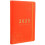 3Pcs Aesthetic 2025 Schedule Planner Orange PU Notebook for School 3
