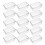 90Pcs Pet Clear Cake Boxes Bulk for Cheesecake and Swiss Roll Storage 2