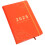 3Pcs Aesthetic 2025 Schedule Planner Orange PU Notebook for School 2