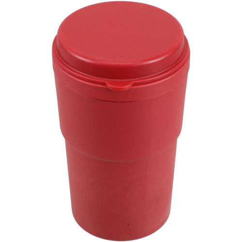 2Pièces Cendrier Rouge Pour En Pbt+abs Pratique Et Élégant 1