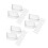 90Pcs Pet Clear Cake Boxes Bulk for Cheesecake and Swiss Roll Storage 5