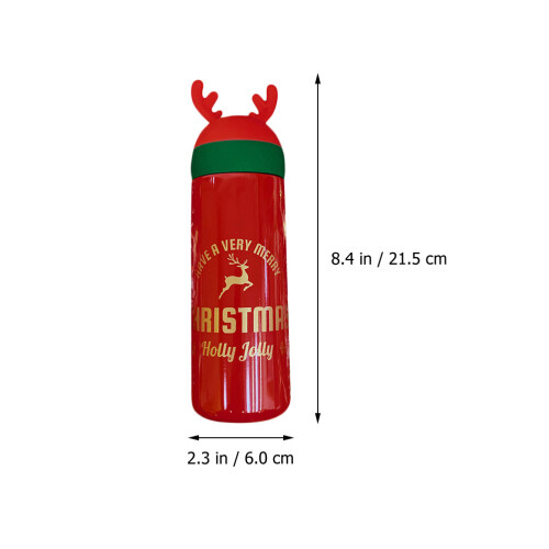 2Pièces Acier Rouge Pour Maison Cadeaux Noël 1