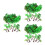 93Pcs Lightweight Plastic Palm Tree Models Green Tropical Miniatures 4