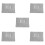 5Pcs Soft Silver Crystal Velvet USB Heated Blanket Home Use Washable 8