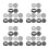 12Sets Portable Plastic Soil Sifting Pan for Sand and Rock Screening 5