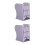 2Pcs Foldable Metal Bookends Adjustable Display Rack for Desktop Books 5