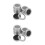 20Pcs Lightweight Silver Iron Round Metal Cans with Lids for Storage 8
