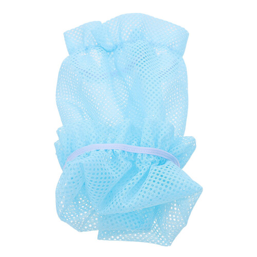 3Pcs Pet Protective Mesh Ear Covers Sky-Blue Breathable Headwear Cap 2