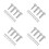 56Pairs Silver Copper Rivets DIY Handle Repair Kitchen Fastening 9