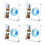4Pcs Acrylic Cd Frame Display Case for Kpop Photocard Holder Desk Use 8
