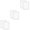 6Pcs White Magnetic Locker Mirror Makeup Mirror for Bedroom 7