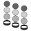 12Sets Portable Plastic Soil Sifting Pan for Sand and Rock Screening 3
