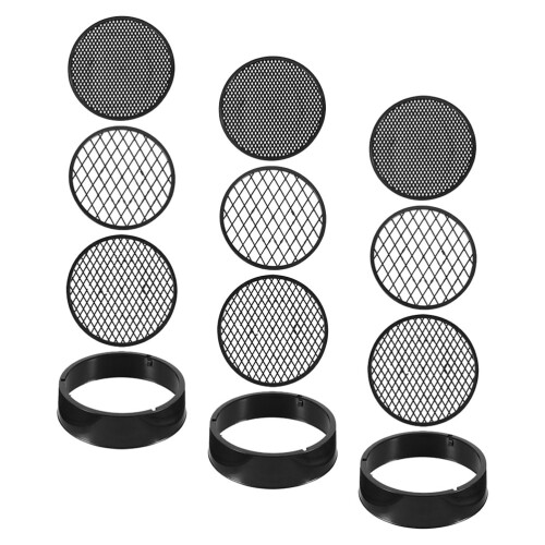 12Sets Portable Plastic Soil Sifting Pan for Sand and Rock Screening 2