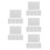 25Pcs Stable Heat Shrink White Plastic Sheets for DIY Handicrafts 5