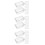 90Pcs Pet Clear Cake Boxes Bulk for Cheesecake and Swiss Roll Storage 7