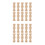 20Pcs Solid Wood Khaki Baluster Posts Miniatures for Stair and Garden 3