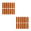 400Pcs Synthetic Embossed Tags Chocolate for Handmade Clothing 7