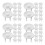 80Pcs Durable White Babyproof Electrical Socket Protectors for Safety 8