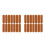 400Pcs Synthetic Embossed Tags Chocolate for Handmade Clothing 6