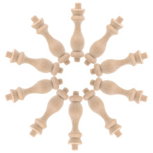 30St Khaki Massief Romeinse Balusters Voor Meubel En