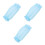 3Pcs Pet Protective Mesh Ear Covers Sky-Blue Breathable Headwear Cap 7