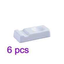 Versatile White Ceramic Chopsticks Stand Spoon Fork Holder