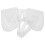 3Pcs White Detachable False Collar Women Bow Design Mini Cape for Tops 2