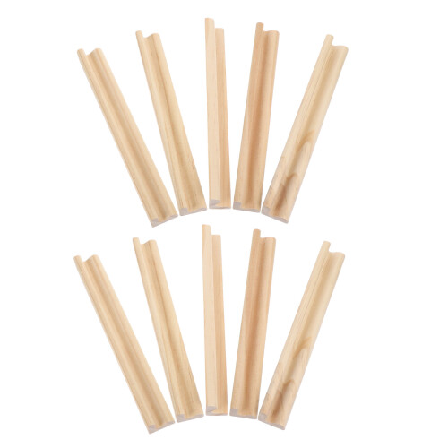 50Pièces Supports Stables En Bois Pour Et Accessoires De Jeu 2