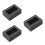 3Pcs Black Graphite Crucibles for Efficient Metal Melting and Refining 5