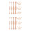 50Pcs Solid Wood Stair Balusters Beige Unpainted Spindles Home Decor 7