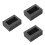 3Pcs Black Graphite Crucibles for Efficient Metal Melting and Refining 8
