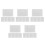 25Pcs Stable Heat Shrink White Plastic Sheets for DIY Handicrafts 9