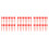 3000Pcs Red Fire Extinguisher Pull Pins Plastic Security Seal Set 9
