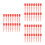 3000Pcs Red Fire Extinguisher Pull Pins Plastic Security Seal Set 6