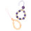 6Pcs Multifunctional Bodhi Root Beaded Phone Wristlet Strap Assorted 2