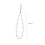 2Pcs Transparent Phone Charm Butterfly Lanyard Decorative Chain Strap 10