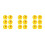 18Pcs Colorful Yellow Clock Time Learning Mold Durable Educational Toy 8