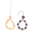 6Pcs Multifunctional Bodhi Root Beaded Phone Wristlet Strap Assorted 3